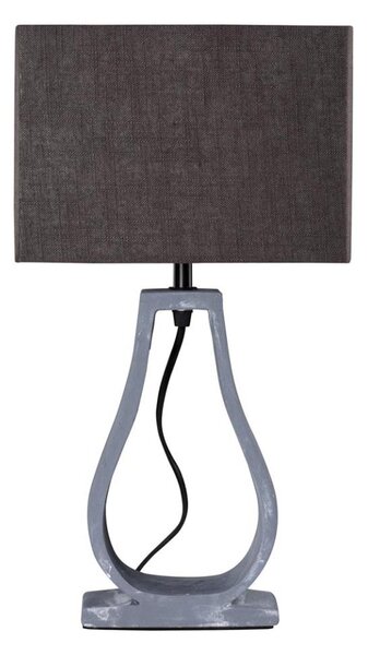 Stolní lampa FEMO 1xE14/40W/230V šedá/hnědá