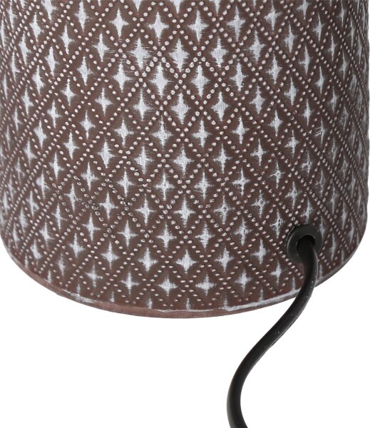 Stolní lampa INER 1xE14/40W/230V hnědá