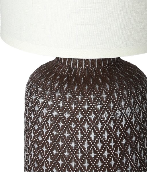 Stolní lampa INER 1xE14/40W/230V hnědá