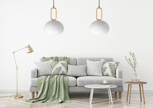 Toolight Tutumi, závěsné svítidlo 1xE27 APP1073-1CP, zlatá, OSW-00678