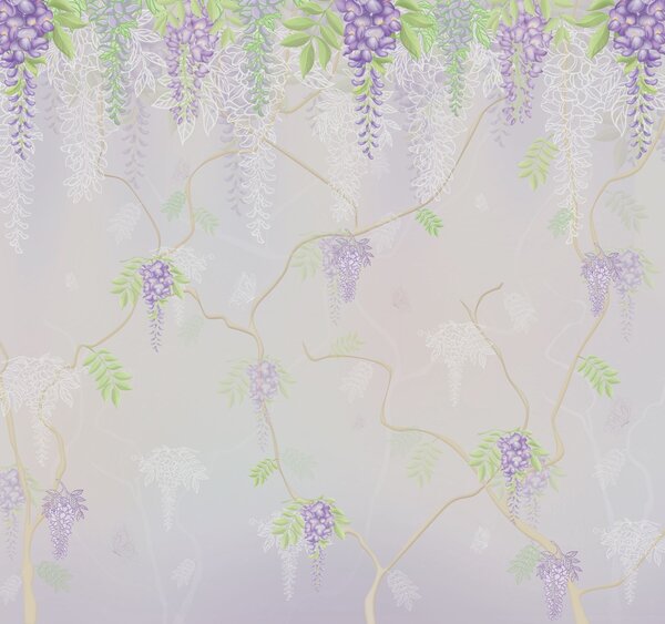 Fototapety Elegantní květinový vzor v pastelových odstínech, Fototapety květiny, w01685 : uwalls.cz