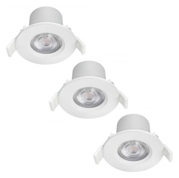 Philips - SADA 3x LED Stmívatelné koupelnové svítidlo LED/5W/230V 2700K IP65