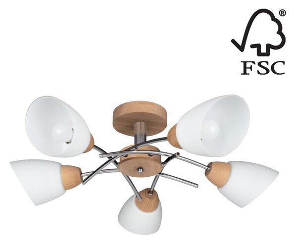 Spot-Light 8141574 - Přisazený lustr VILETTA 5xE27/40W/230V