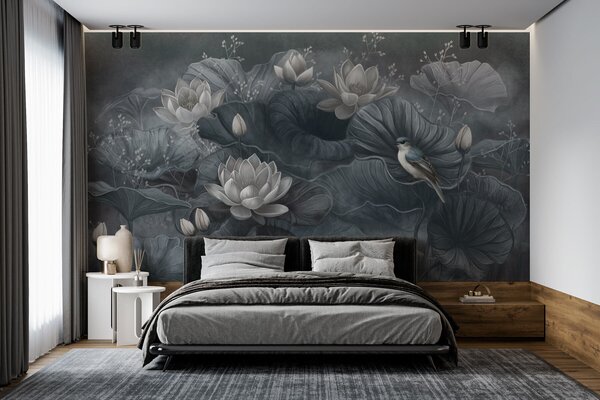 Fototapety Klid uprostřed elegantních květů přírody, Fototapety květiny, w02407 : uwalls.cz