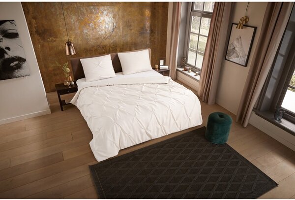 Krémové prodloužené povlečení na jednolůžko z mikrovlákna 140x220 cm Pure Elegance – Good Morning