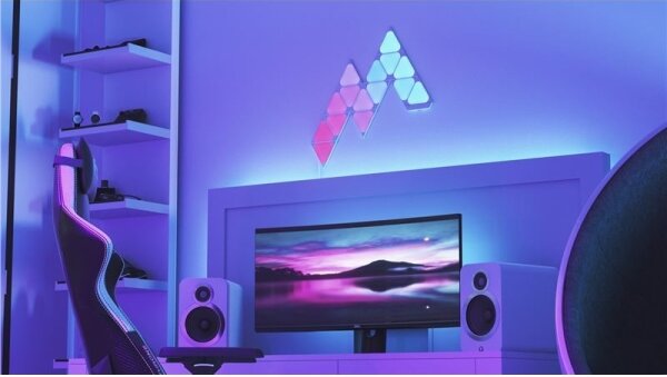 Nanoleaf NL48-1001TW-10PK - SADA 10x LED RGB Stmívatelný panel TRIANGLES LED/0,5