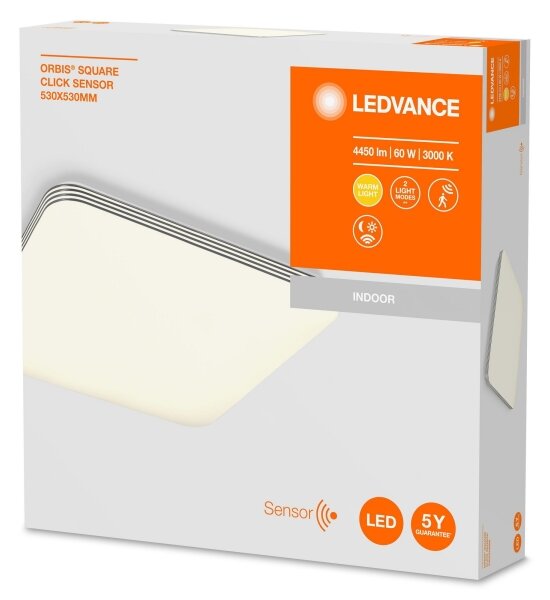Ledvance - LED Stropní svítidlo se senzorem ORBIS LED/60W/230V 3000K
