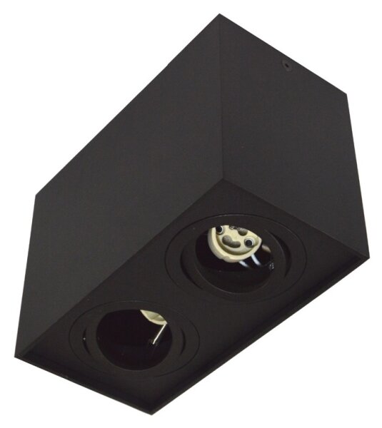 Bodové svítidlo SIROCO 2xGU10/30W/230V černá