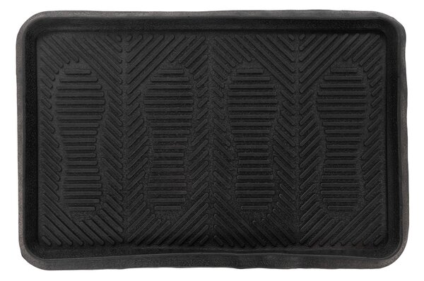 DVEŘNÍ ROHOŽKA, 40/60 cm černá, tmavě zelená Kayoom - Online Only koberce & rohožky, Online Only