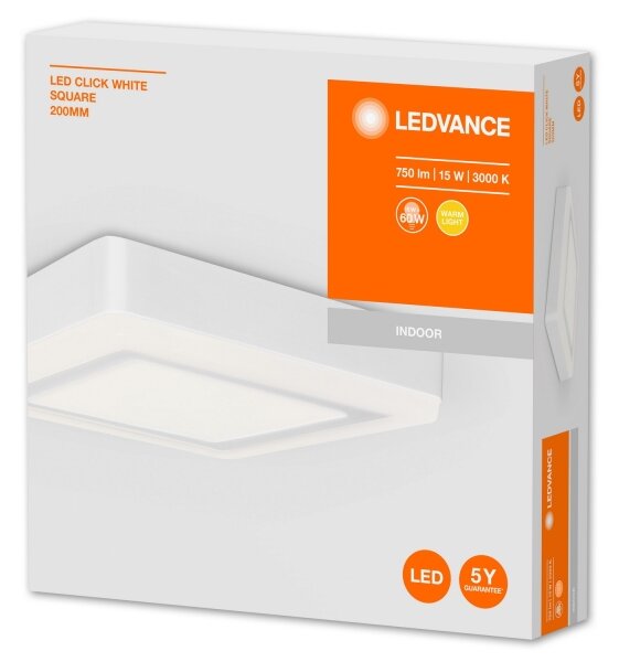 Ledvance - LED Stropní svítidlo CLICK LED/15W/230V