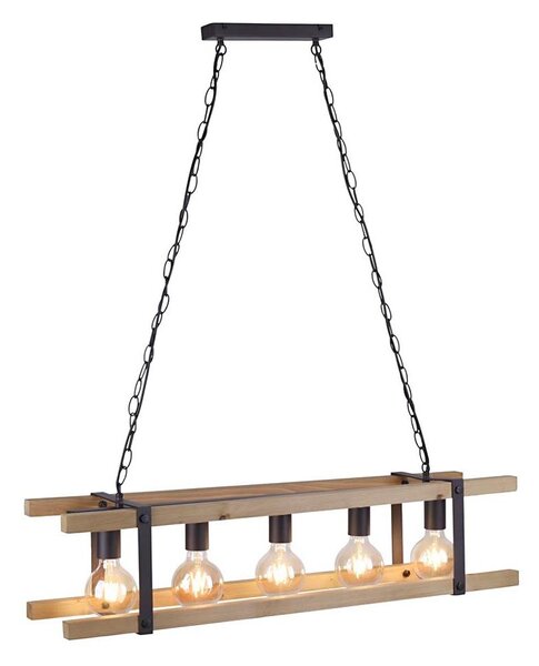 Leuchten Direkt 15685-79 - Lustr na řetězu EDITH 5xE27/60W/230V