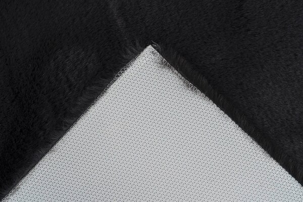 KOBEREC S VYSOKÝM VLASEM, 50/90 cm černá Kayoom - Online Only koberce & rohožky, Online Only