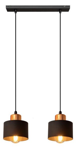 Lustr na lanku EDISON 2xE27/15W/230V