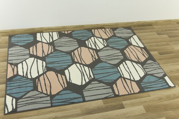 Kusový koberec LUNA 504066/95811 šedý Rozměr: 160x225 cm