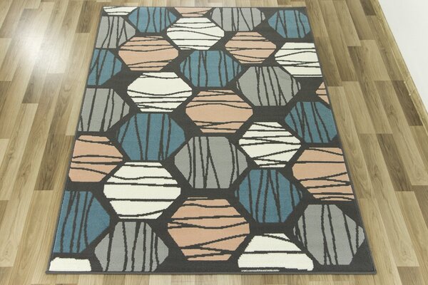 Kusový koberec LUNA 504066/95811 šedý Rozměr: 160x225 cm