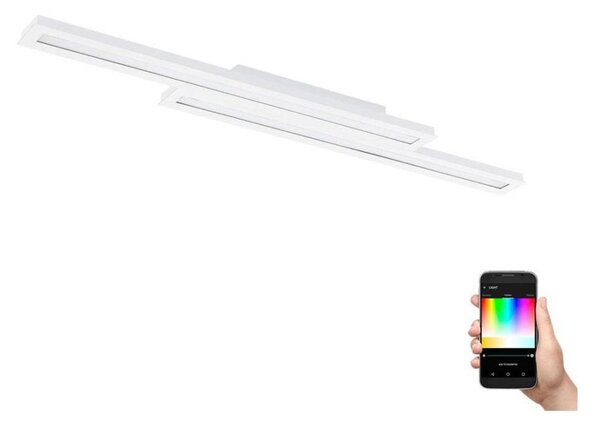 Eglo 99412 - LED RGB Stmívatelné stropní svítidlo SALITERAS-C 2xLED/10W/230V