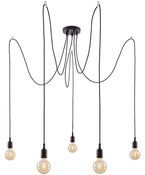 Paulmann 50389 - Lustr na lanku NEORDIC 5xE27/20W/230V pavouk