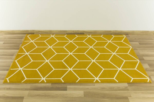 Balta Kusový koberec LUNA 503746/89955 hořčicový Rozměr: 60x110 cm
