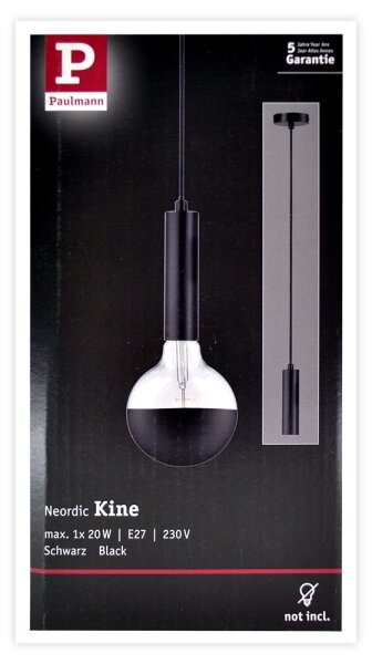 Paulmann 79757 - Lustr na lanku NEORDIC 1xE27/20W/230V