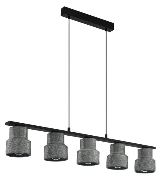 Eglo 39855 - Lustr na lanku HILCOTT 5xE27/40W/230V