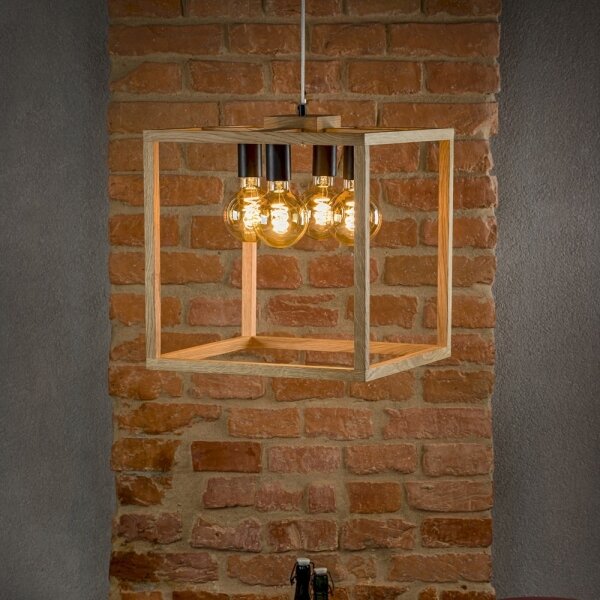 Spot-Light 61540474 - Lustr na lanku KAGO 4xE27/60W/230V