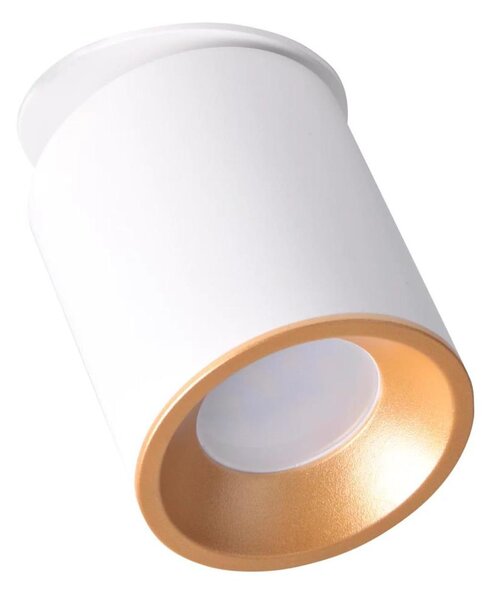 Podhledové bodové svítidlo HARON 1xGU10/10W/230V bílá/zlatá