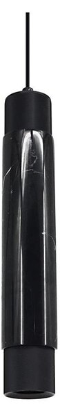 Lustr na lanku MARBLE 1xGU10/8W/230V černá