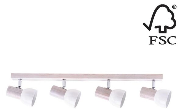 Spot-Light 2224432 - Bodové svítidlo SVENDA 4xE27/60W/230V