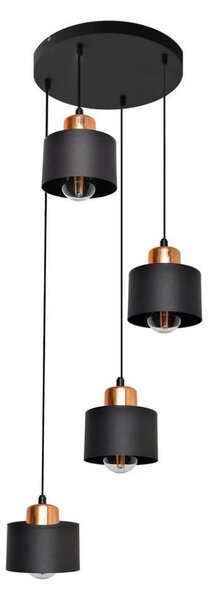 Lustr na lanku EDISON 4xE27/15W/230V