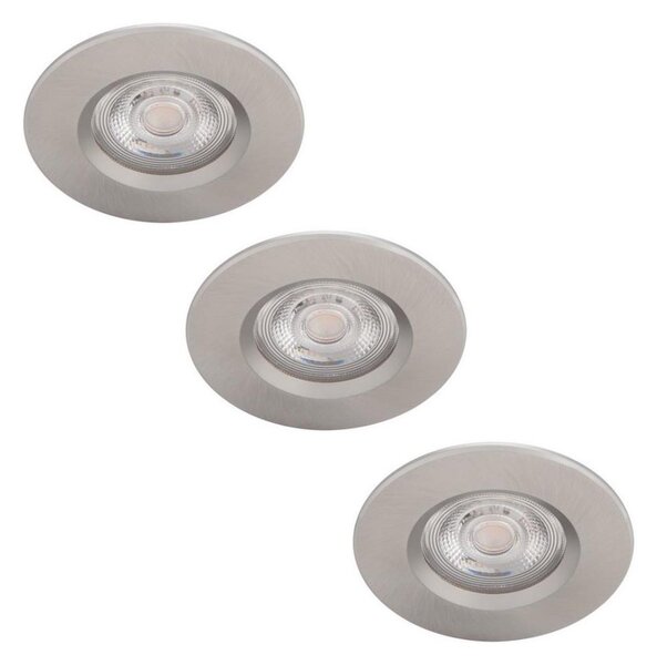 Philips - SADA 3x LED Stmívatelné koupelnové svítidlo LED/5W/230V 2700K IP65