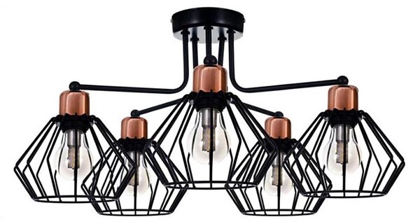 Přisazený lustr PORTO 5xE27/40W/230V