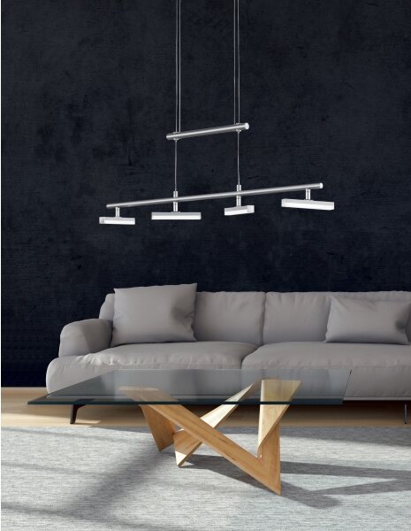 Trio - LED Stmívatelný lustr na lanku OPIUM 4xLED/4,5W/230V