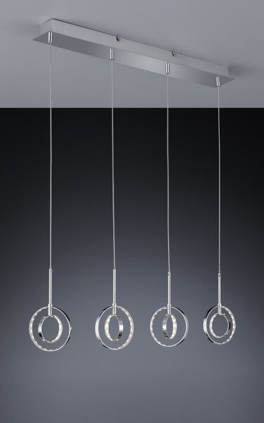Reality - LED Lustr na lanku PRATER 4xLED/4W/230V