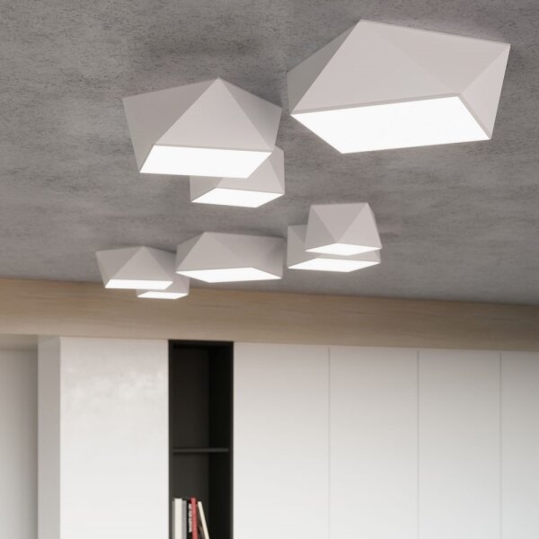 Sollux SL.0686 - Stropní svítidlo HEXA 1xE27/60W/230V bílá