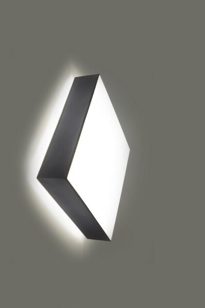Sollux SL.0143 - Nástěnné svítidlo HORUS 1xE27/60W/230V šedá