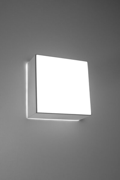 Sollux SL.0143 - Nástěnné svítidlo HORUS 1xE27/60W/230V šedá
