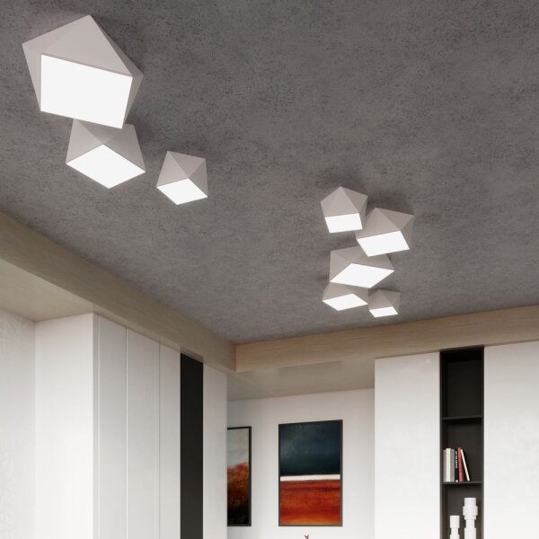 Sollux SL.0686 - Stropní svítidlo HEXA 1xE27/60W/230V bílá