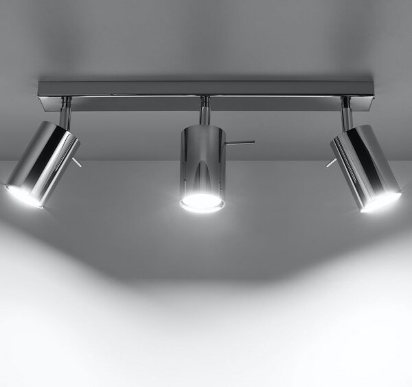 Sollux SL.0729 - Bodové svítidlo RING 3xGU10/10W/230V