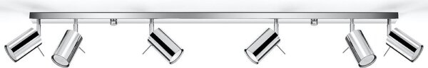 Sollux SL.0732 - Bodové svítidlo RING 6xGU10/10W/230V