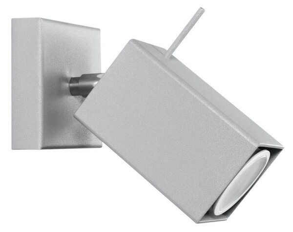 Sollux SL.0455 - Nástěnné bodové svítidlo MERIDA 1xGU10/40W/230V šedá