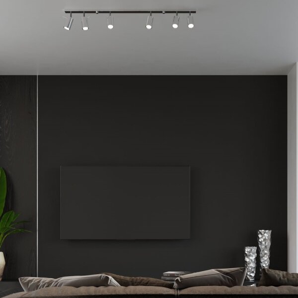 Sollux SL.0732 - Bodové svítidlo RING 6xGU10/10W/230V