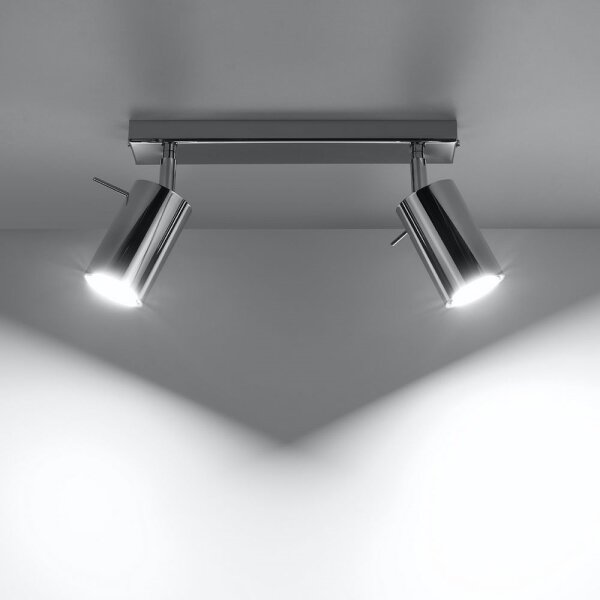 Sollux SL.0728 - Bodové svítidlo RING 2xGU10/10W/230V
