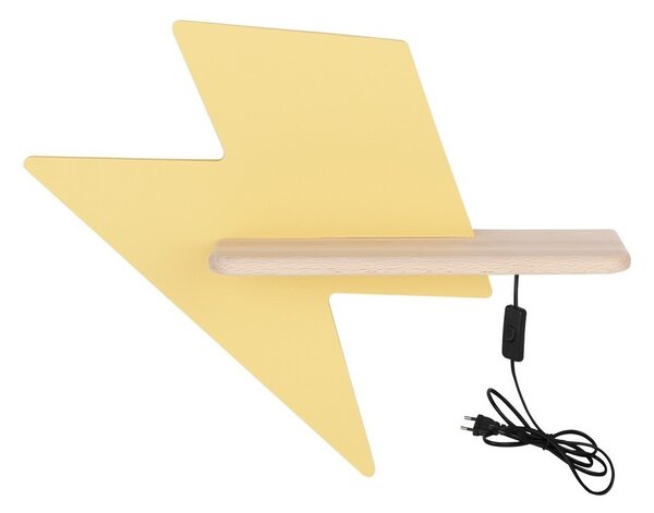 LED Dětské nástěnné svítidlo s poličkou LIGHTNING LED/4W/230V