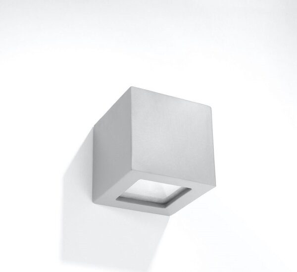 Sollux SL.0871 - Nástěnné svítidlo LEO 1xE27/60W/230V šedá