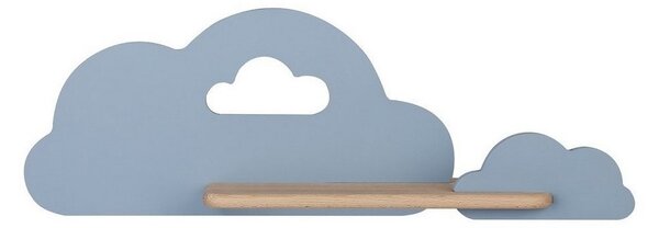 LED Dětské nástěnné svítidlo s poličkou CLOUD LED/5W/230V modrá