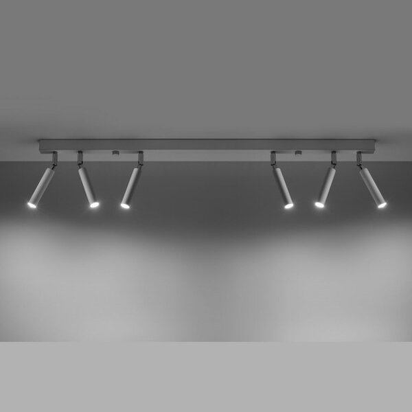 Sollux SL.0906 - Bodové svítidlo EYETECH 6xG9/12W/230V bílá
