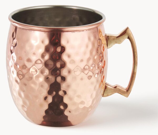 Měděný pohárek na Moscow Mule's tepaným povrchem Hammered