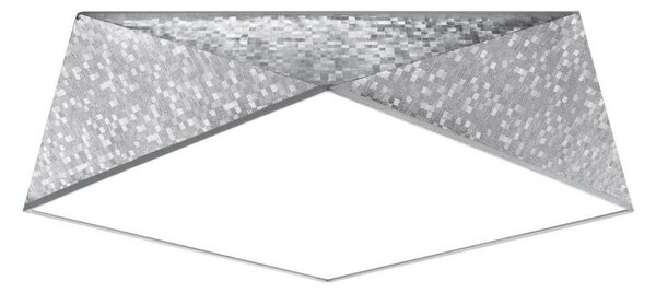 Sollux SL.0694 - Stropní svítidlo HEXA 3xE27/60W/230V stříbrná