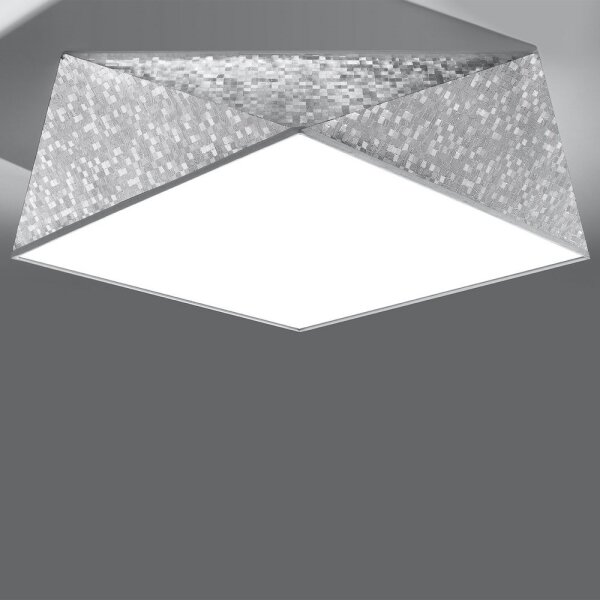 Sollux SL.0694 - Stropní svítidlo HEXA 3xE27/60W/230V stříbrná