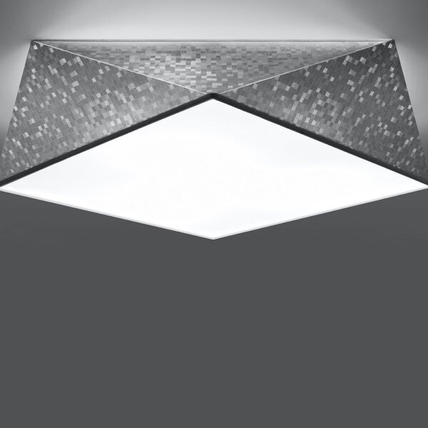 Sollux SL.0694 - Stropní svítidlo HEXA 3xE27/60W/230V stříbrná